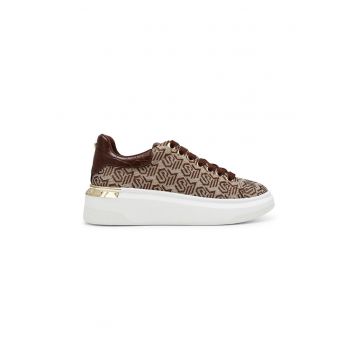 Pantofi sport din material textil cu imprimeu logo Glider