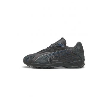 Pantofi sport din material textil cu insertii de piele ecologica