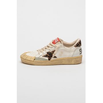 Pantofi sport din piele cu logo