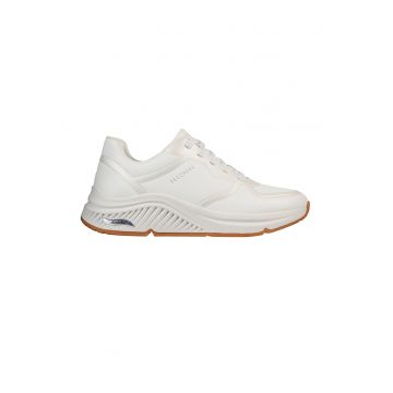 Pantofi sport din piele ecologica cu talpa wedge S-Miles