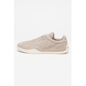 Pantofi sport Run Star din piele intoarsa cu model monograma