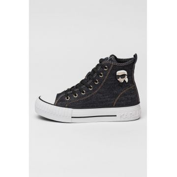Tenisi high-top de denim
