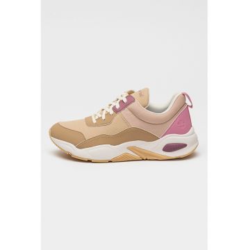 Pantofi sport cu garnituri de piele Delphiville