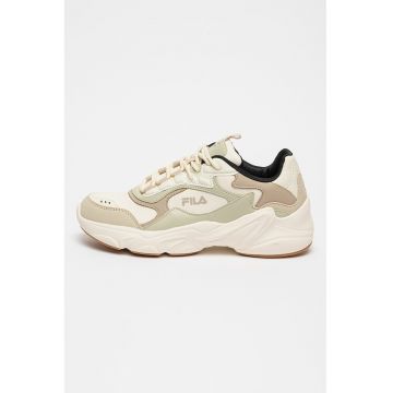 Pantofi sport cu garnituri din piele ecologica Collene
