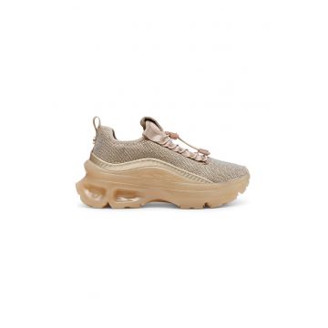 Pantofi sport cu platforma si strasuri Fabuluxe