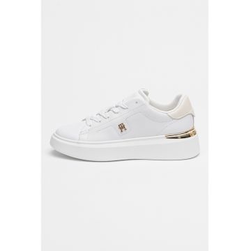 Pantofi sport de piele cu logo