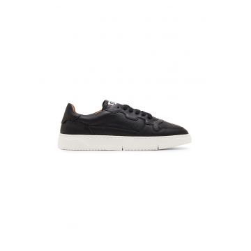 Pantofi sport de piele cu talpa plata Cliff