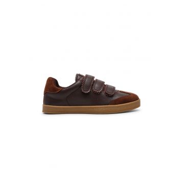 Pantofi sport de piele intoarsa si piele cu velcro Daybreak