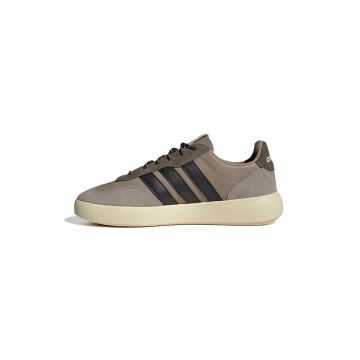 Pantofi sport de piele si piele intoarsa cu logo contrastant Barreda Decode