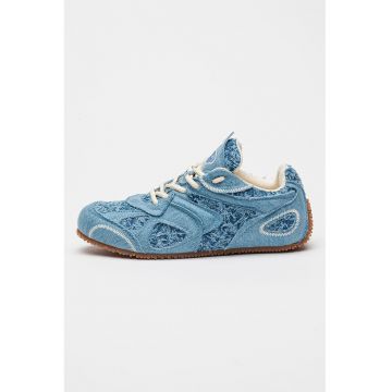 Pantofi sport din denim cu aspect texturat Slow