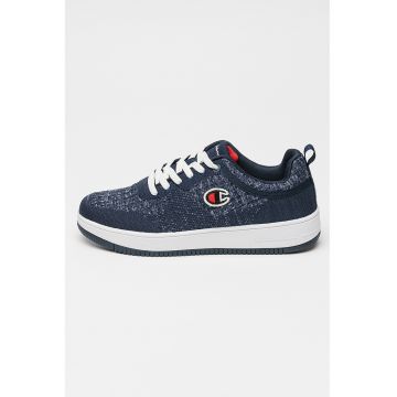 Pantofi sport din material textil cu aspect tricotat