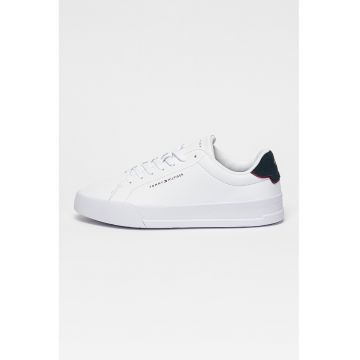 Pantofi sport din piele cu insertii din piele intoarsa Court