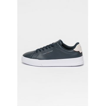 Pantofi sport din piele cu insertii din piele intoarsa Court