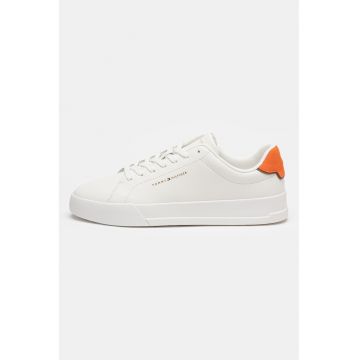 Pantofi sport din piele cu insertii din piele intoarsa Court
