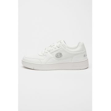 Pantofi sport din piele ecologica cu logo brodat