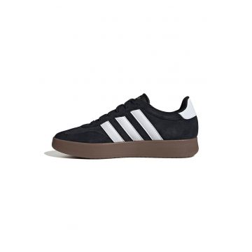 Pantofi sport din piele intoarsa cu insertii din piele ecologica Barreda