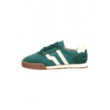 Pantofi sport din piele intoarsa si textil cu logo Baylle