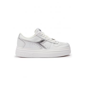 pantofi sport femei - piele naturala - alb -