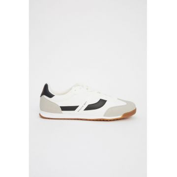 Pantofi sport low-cut de piele ecologica
