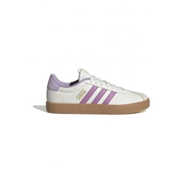 Pantofi sport VL Court 3.0 cu detalii de piele intoarsa - Alb/Violet