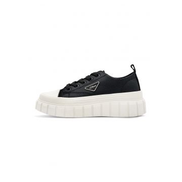 Pantofi sport wedge cu aspect masiv