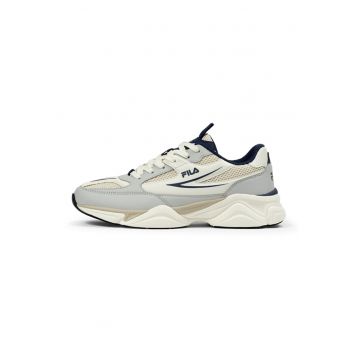 Pantofi sport wedge cu insertii din plasa