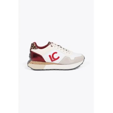 Pantofi sport cu garnituri de piele