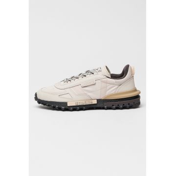 Pantofi sport cu garnituri din piele Elite Active - Bej/Crem