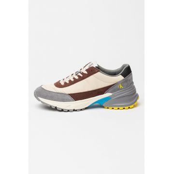 Pantofi sport cu insertii din piele intoarsa - pentru alergare Hike