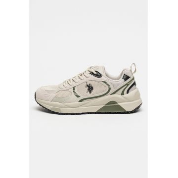 Pantofi sport cu insertii din plasa