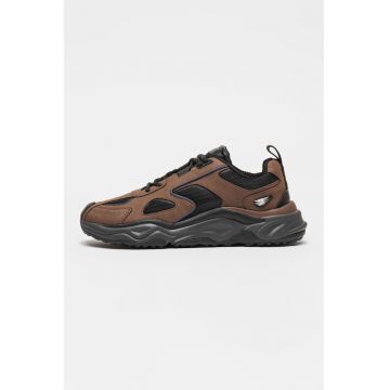 Pantofi sport cu insertii din plasa Serpent