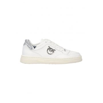 Pantofi sport de piele cu logo discret