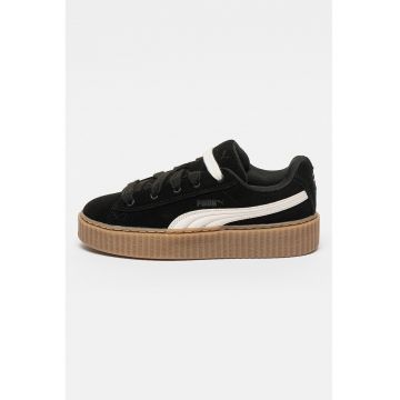 Pantofi sport de piele si piele intoarsa Creeper Phatty