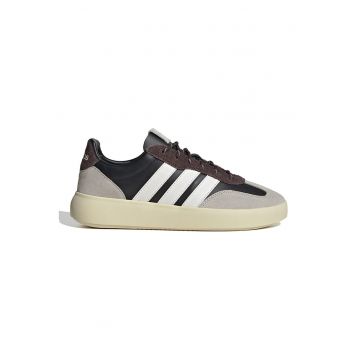 Pantofi sport de piele si piele intoarsa cu logo contrastant Barreda Decode