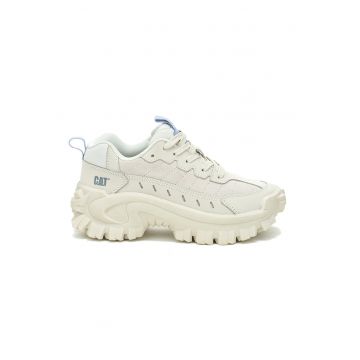 Pantofi sport demi-wedge din piele intoarsa cu logo