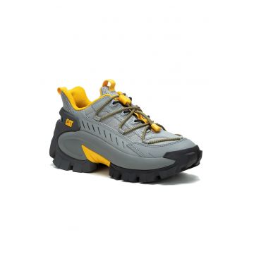 Pantofi sport demi-wedge din piele intoarsa