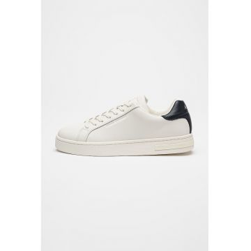 Pantofi sport din piele cu detaliu logo