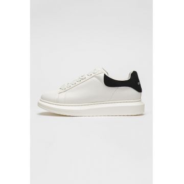 Pantofi sport din piele cu garnituri din piele intoarsa Iccey