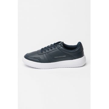 Pantofi sport din piele cu imprimeu logo lateral Modern