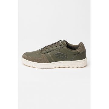 Pantofi sport din piele ecologica cu detaliu logo
