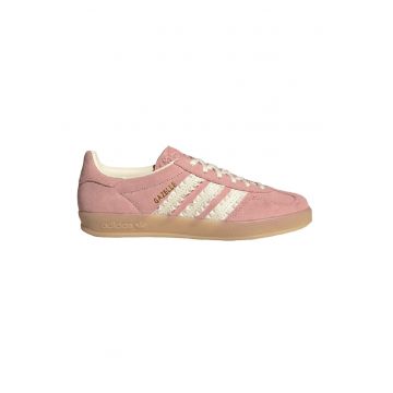 Pantofi sport din piele intoarsa cu logo Gazelle