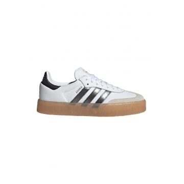 Pantofi sport din piele si piele intoarsa Sambae