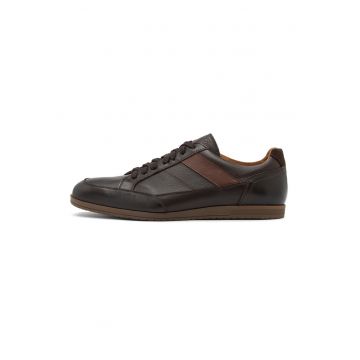 Pantofi sport flatform din piele