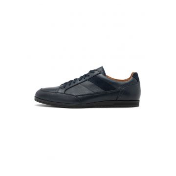 Pantofi sport flatform din piele