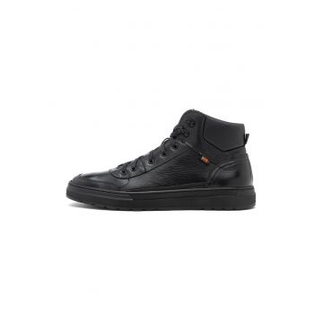 Pantofi sport inalti de piele
