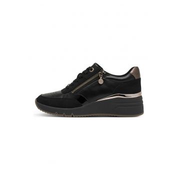 Pantofi sport wedge cu fermoar