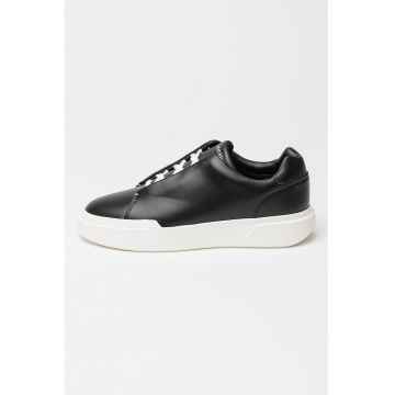 Pantofi sport wedge din piele