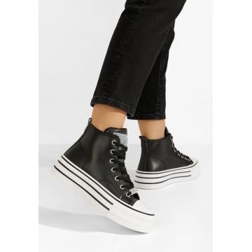 Tenisi cu platformă Kaylee negri