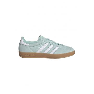 Tenisi din piele intoarsa Gazelle Indoor