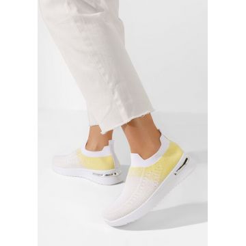 Tenisi Slip-On Alitea galbeni